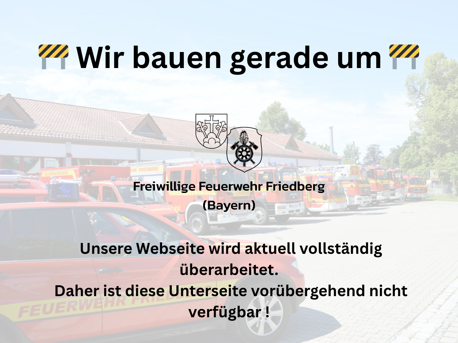 wir bauen um